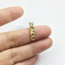 Eruifa/Лидер продаж, 10 шт., 15*4 мм, прямоугольные серьги-гвоздики на основе цинкового сплава, женские оптовые серьги, ювелирные изделия, ручная работа