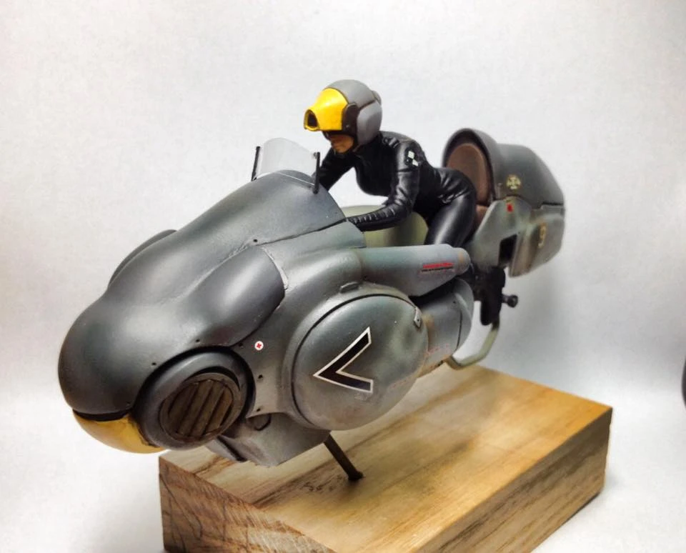 Набор фигурок из смолы 1/20 Strahl Hover Bike Garage|Игровые фигурки и трансформеры| |