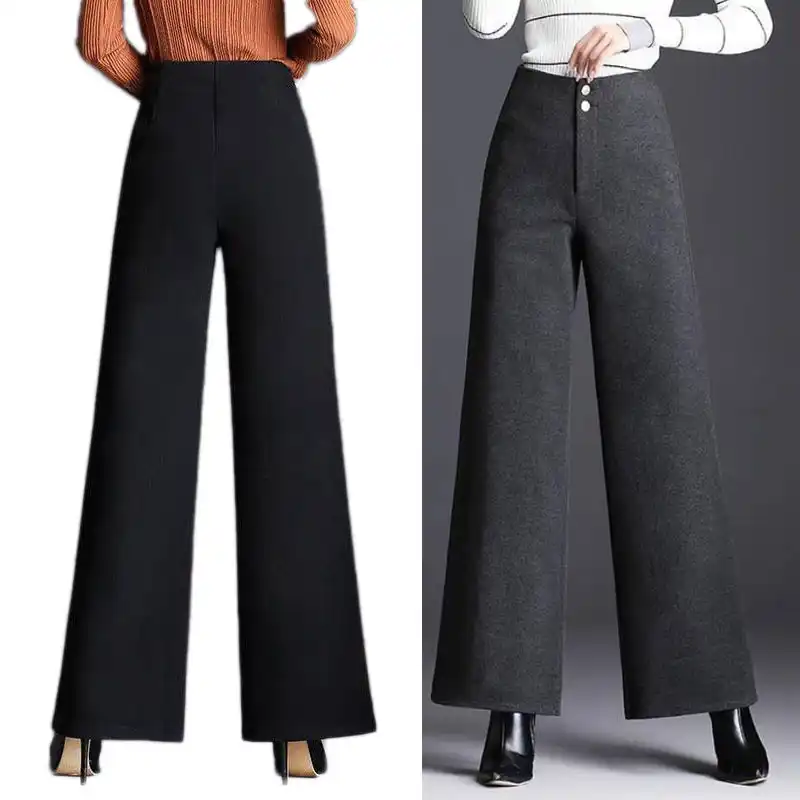 Womens casual wide leg trousers Clearance