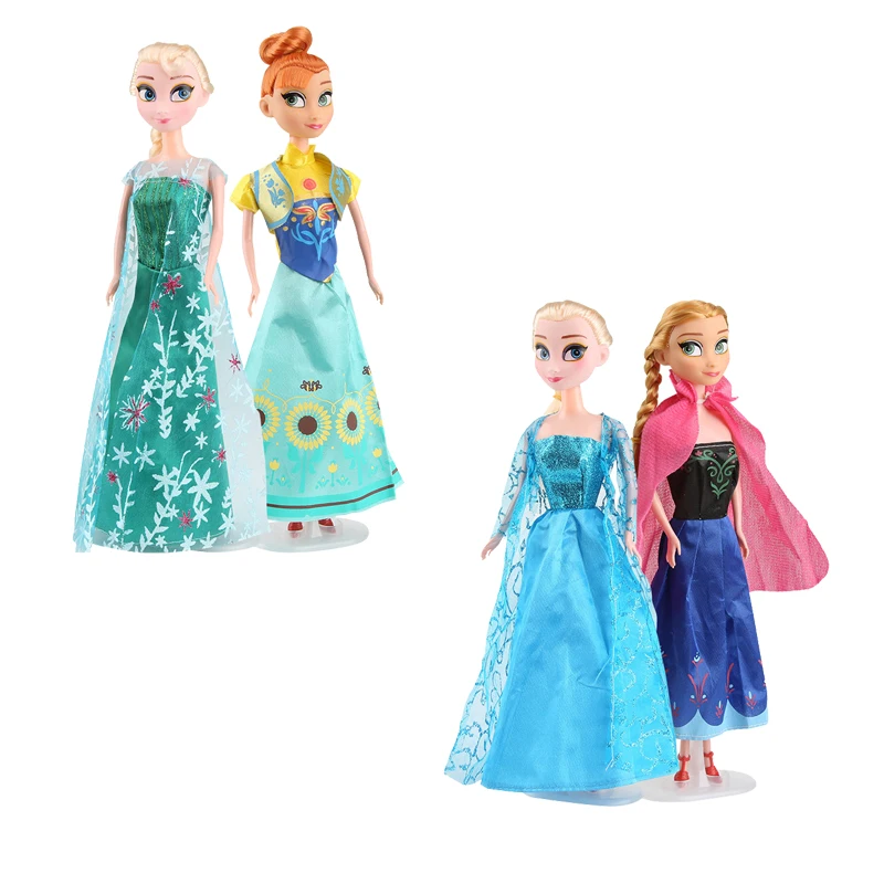 Disney Frozen 2 Эльза Анна фигурка игрушки 30 см Дисней замороженная Эльза игрушечная фигурка куклы, подарок на день рождения для Девочки Infantil кукла