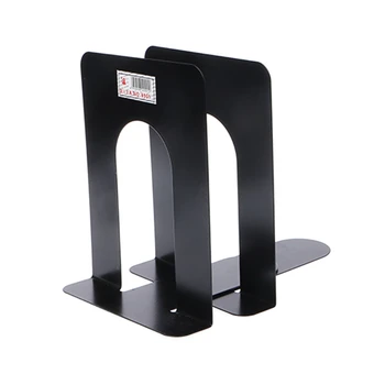 

2020 New Simple Style Metal Bookends Iron Support Holder Nonskid Desk Stands For Books