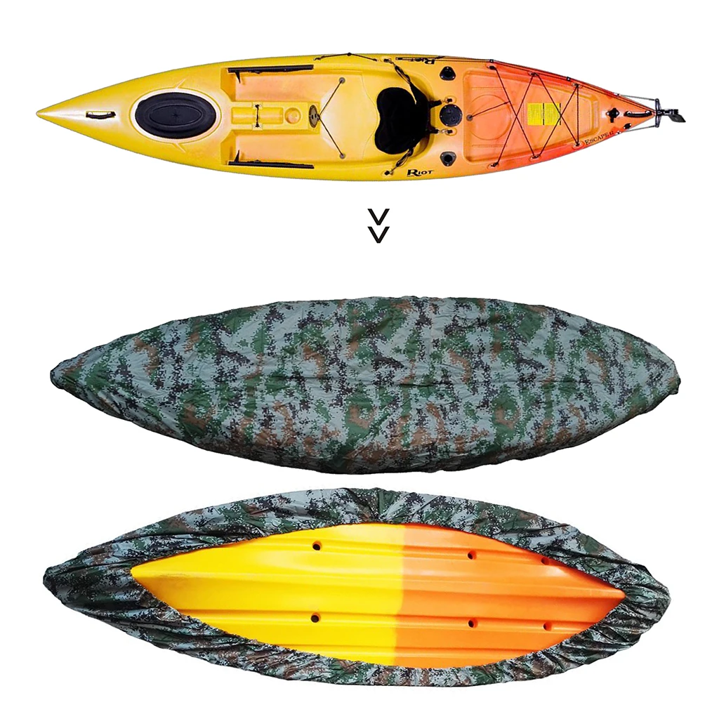 UV Protection Waterproof Kayak Canoe Boat Storage Cover Transport Protector