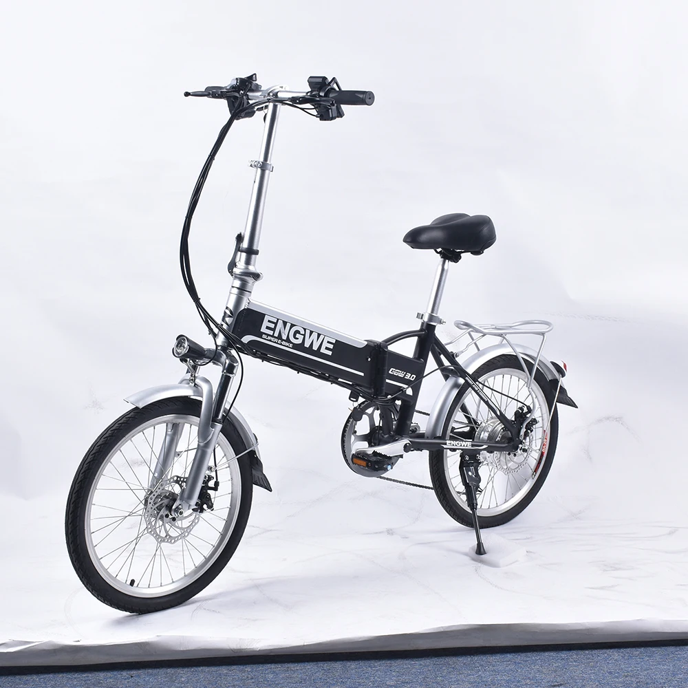 Электрический велосипед Engwe EGW 320 алюминиевый Alloy250W бесщеточный мотор 48 В/8Ah 6 скоростей двойной дисковый тормоз 20 ''25 км/ч Макс Электрический велосипед