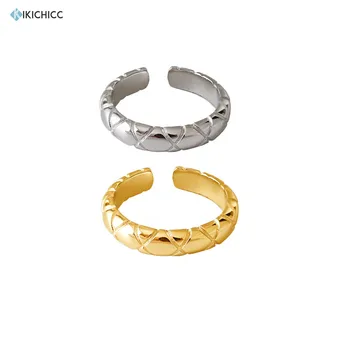 

Kikichicc 925 Sterling Silver Snake Gold Resizable Rings Jewels 2020 Wholesale Fine Luxury Round Circle Rock Punk Jewelry