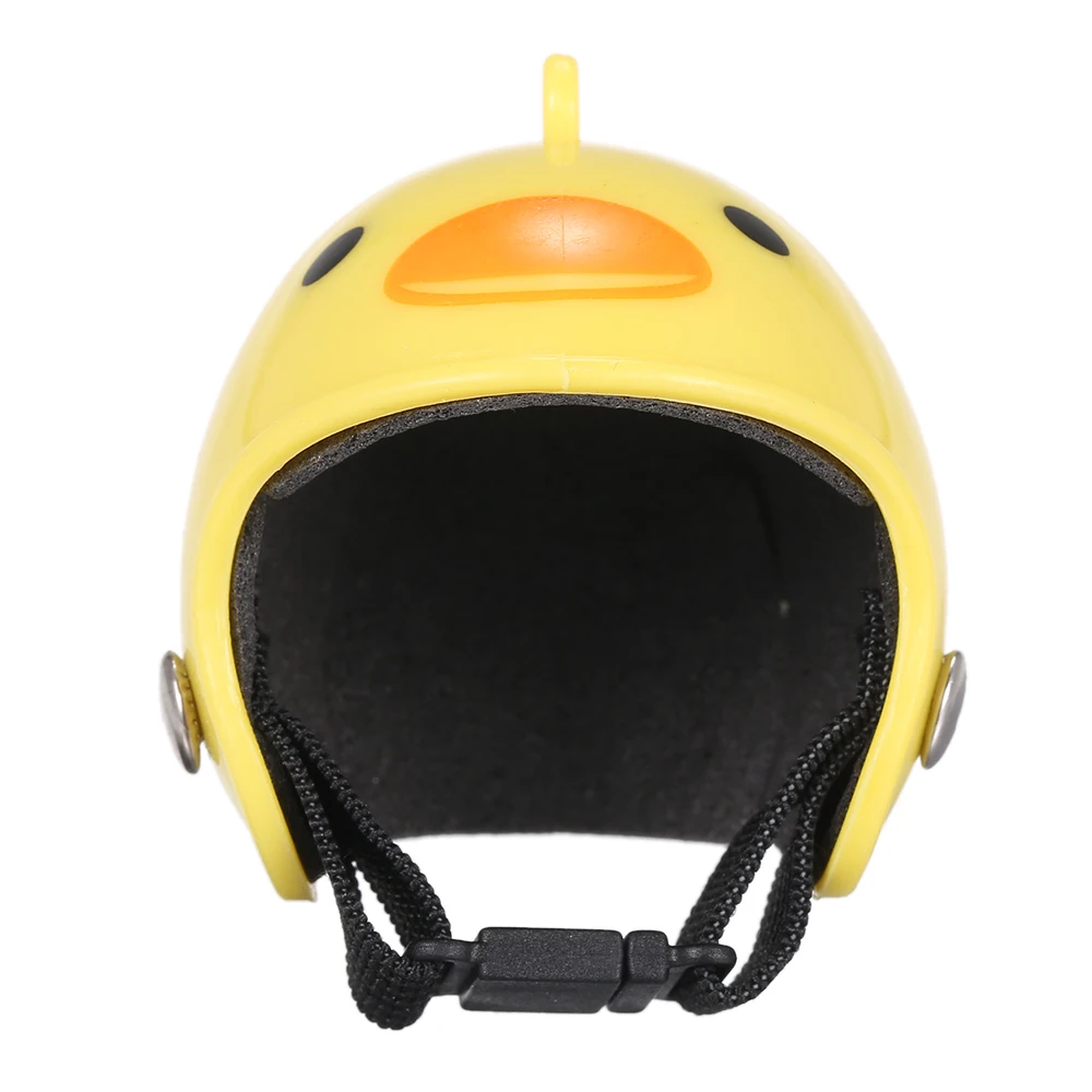 Chicken Helmet Creative Cute Bird Hat Headgear Adjustable Size Small Pet Hard Protection Head for Chicken Duck Bird Poultry