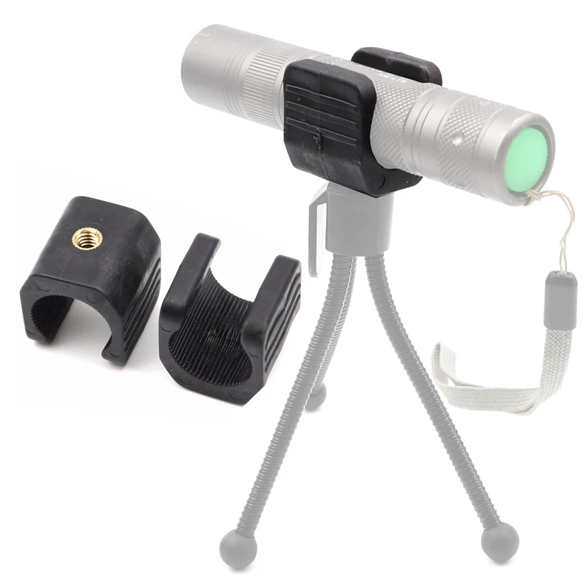 U Shap Mount Holder Clip Grip Stand Tripod bracket fixture for bike Light Lamp Lantern flashlight body diameter 22mm to 28mm flashlight holder