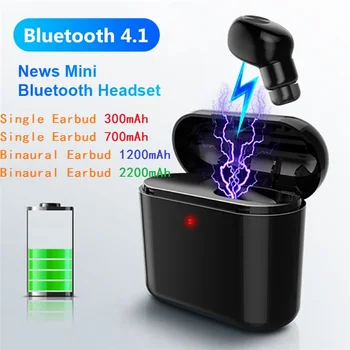 

TWS Wireless Bluetooth Earphone Mini Stereo Sports Mobilephone HD Call In-ear Earphone With Micphone & Charging Box BL1 Earbuds