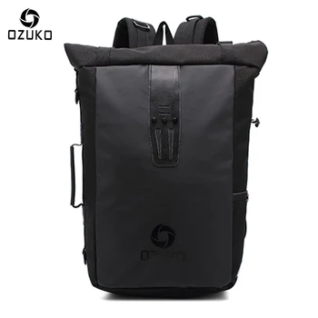 

Ozuko New Multi-functional Casual Men Backpacks Travel Mochila Shoulder Bag Creative Male Waterproof Laptop Backpack School Bags