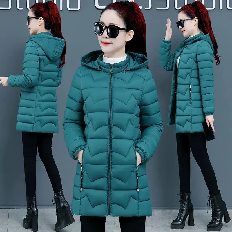 Women's Winter Jacket 2021 New Long Parkas Thick Warm Snow Coats Female
