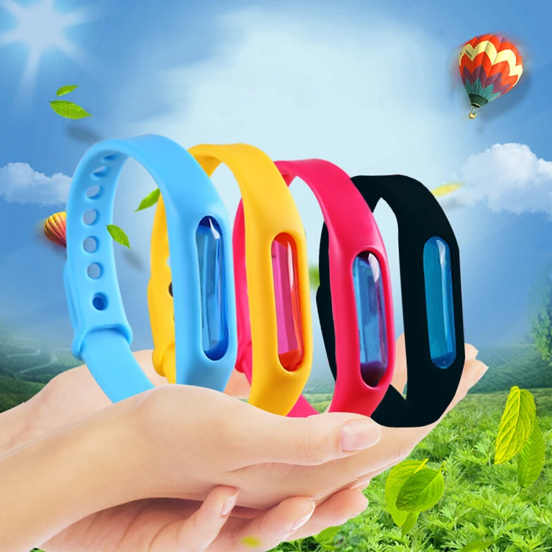 1pc Baby Skin Care Anti Mosquito Insect Repellent Wrist Silicone Wristband Mosquito Repellent Bracelet Camping Outdoor Baby Gift