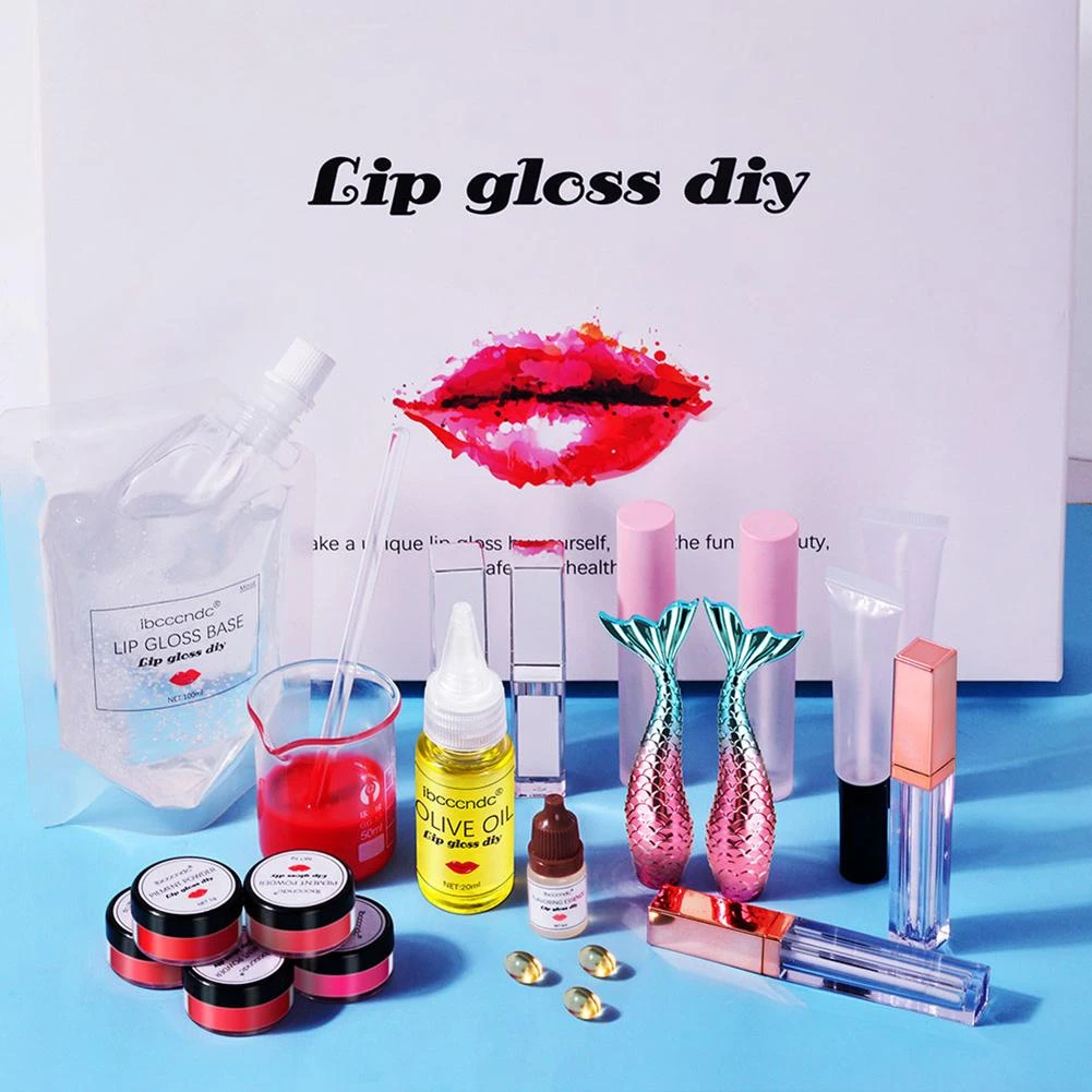 Diy Lip Stick Material Making Kit Lip Gloss Base Oil Non Stick Moisturizing Gel For Make Handmade Lipstick Lip Gloss Safe Lipstick Aliexpress