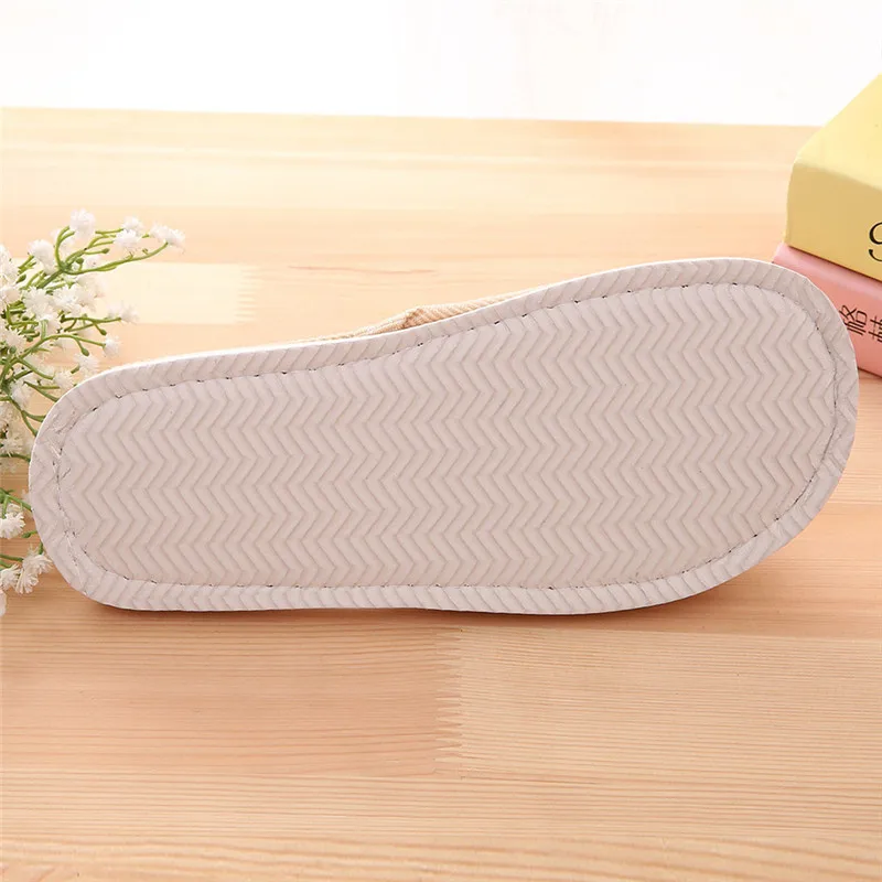 Couples Home Slippers Women Men Shoes Fashion Casual Couples Gingham Home Slippers Indoor Floor Flat Shoes#40