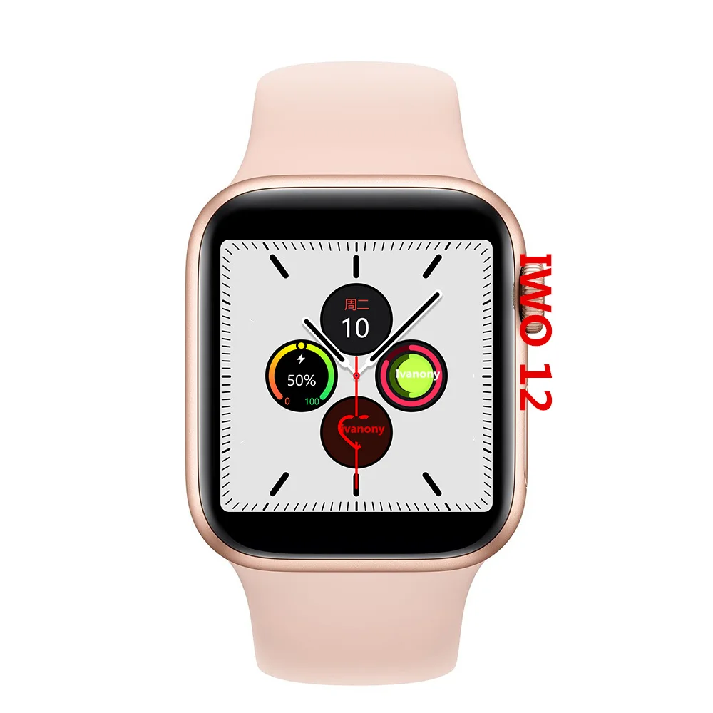 Smart Watch IWO 12 Pro 44mm Smartwatch Women Men with Heart Rate Monitor ECG PPG Sleep Monitor VS IWO 8 W34 F10 IWO 10 IWO 9 - Цвет: C