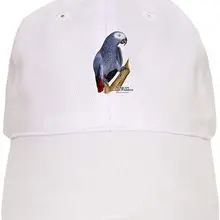 Африканская Серая бейсболка с попугаем