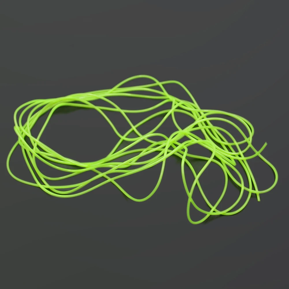 Luminous Green Silicone Fishing Tube - Glow-in-the-Dark Deep Sea Rigging Accessory