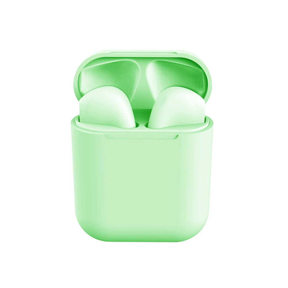 inpods 12 green Youbina inpods12 TWS беспроводные bluetooth наушники с управлением, мини 3D стерео беспроводные наушники, спортивные наушники с защитой от пота - Цвет: inpods 12 green