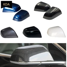 2Pcs Auto Side Rear View Mirror Cover Shell Cap Housing Replacement For Tesla Model 3 2016 2017 2018 2019 2020