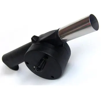 

BBQ Fan Air Blower Outdoor Cooking For Barbecue black Fire Bellows Hand Crank Tool Picnic Camping BBQ Barbecue Tool