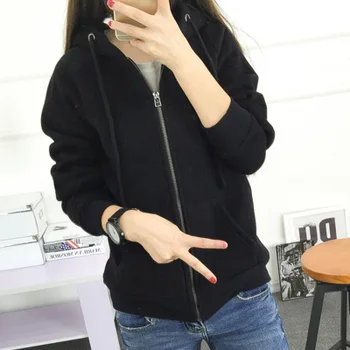 

Solid color sweater women loose cotton hooded sweater 2020 new