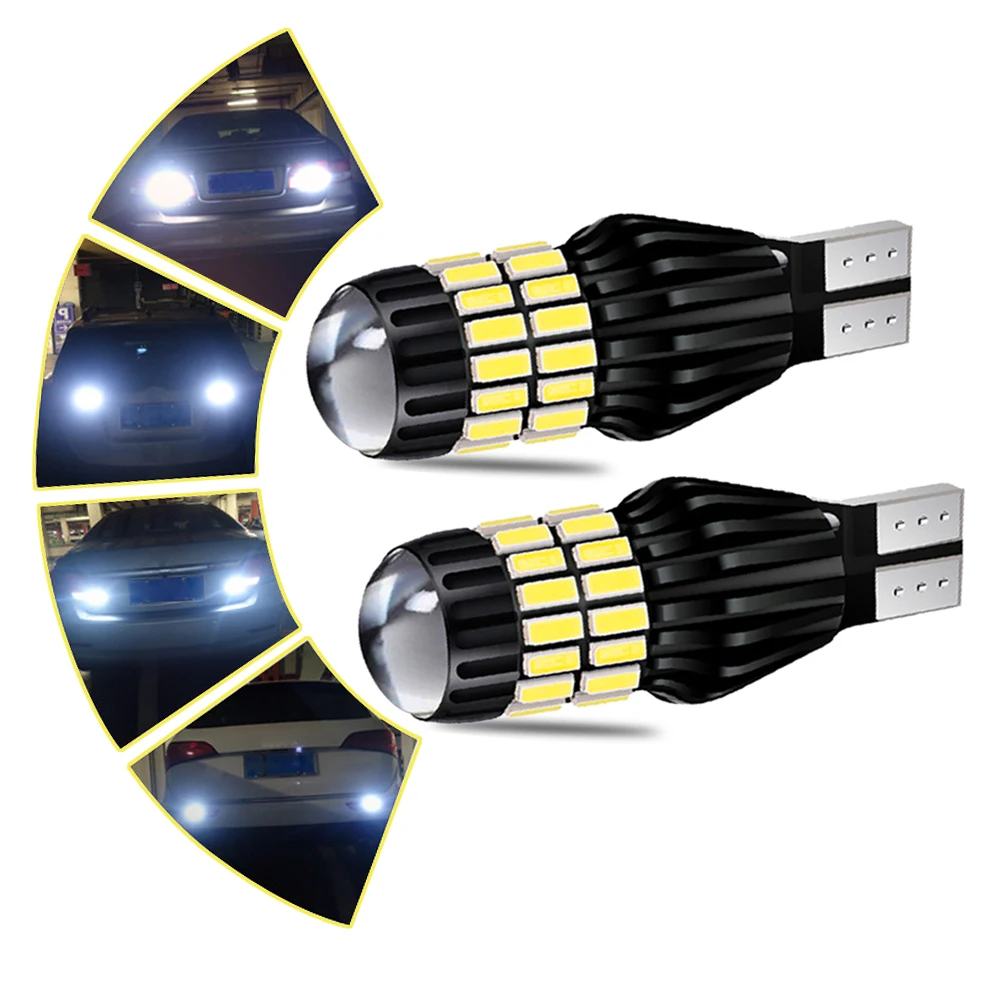 2X Canbus T15 W16W 921 2000LM LED Bulb Lamp Car Backup Reverse Light for Renault Reno Clio Duster Megane 2 Logan Captur Trafic | Автомобили