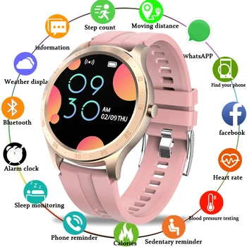 

S20 Waterproof Smart Watch Men Fitness Tracker Heart Rate Blood Pressure Health Monitoring Women Smartwatch For All smartphone