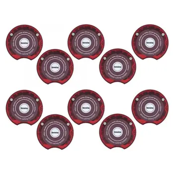 

10 pcs/Pack Long Distance Wireless Restaurant Guest Paging Queuing System Receiver Red for SU-668