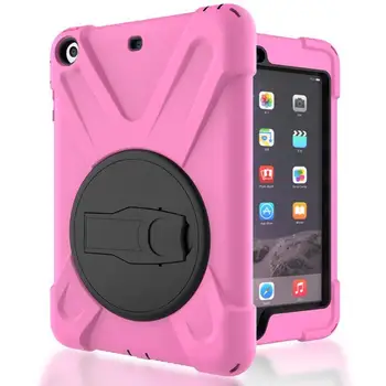 

Full Body Protective Shockproof Cover For iPad mini 1 2 3 4 Shockproof Cover Drop Resistance Soft Rubber Kickstand Case+gifts