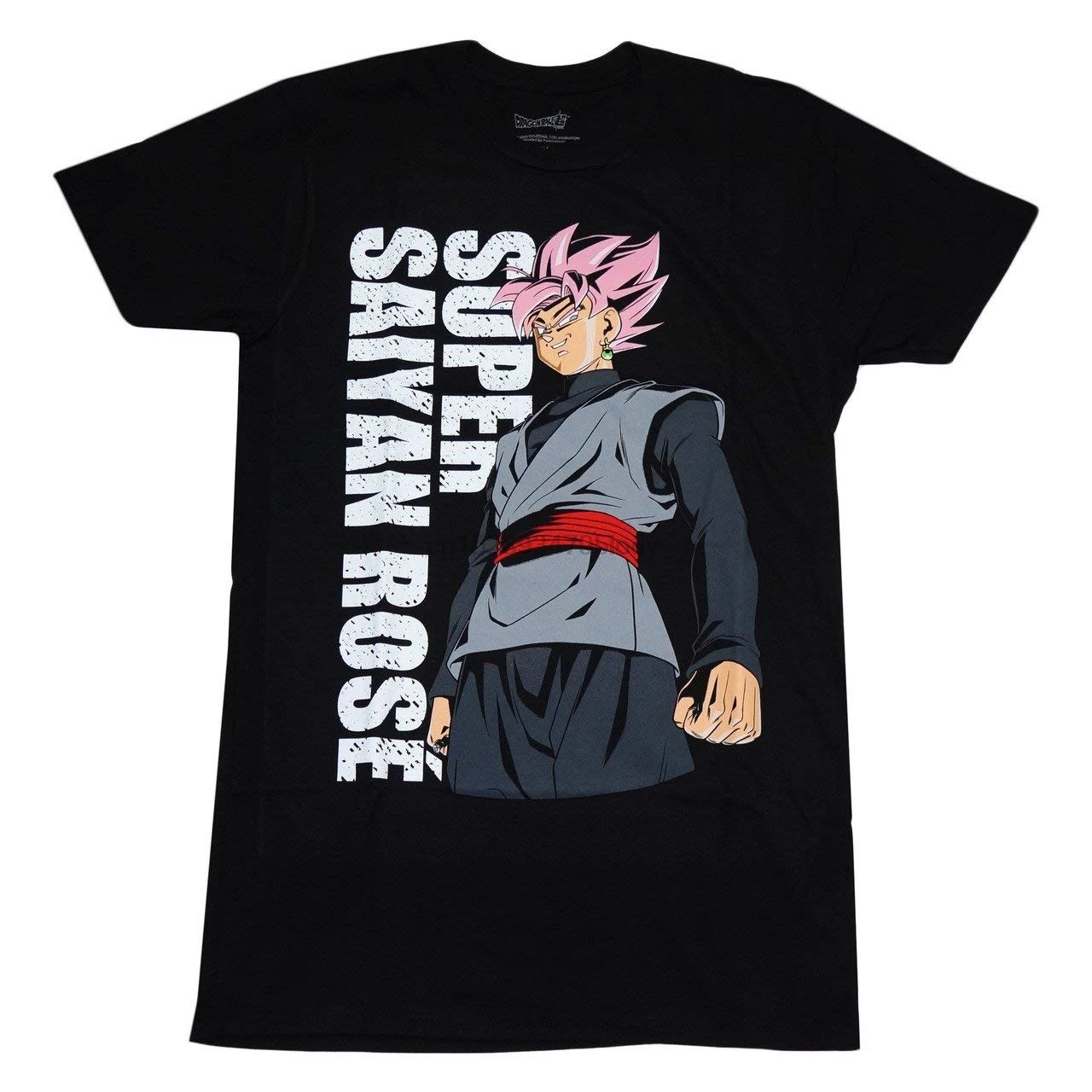 

Dragon Ball Z Men's Dragon Ball Super Goku Black Super Saiyan Rose T-Shirt