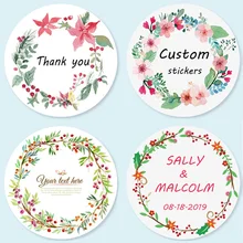 100 штук 30-70 мм, индивидуальный заказ, свадебные наклейки, приглашения, конфеты коробки для подарков этикетки, день рождения, логотип, фото