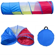 Открытый Детский развивающий Интеллектуальный туннель подземный тент игрушка для ползания сенсорного обучения
