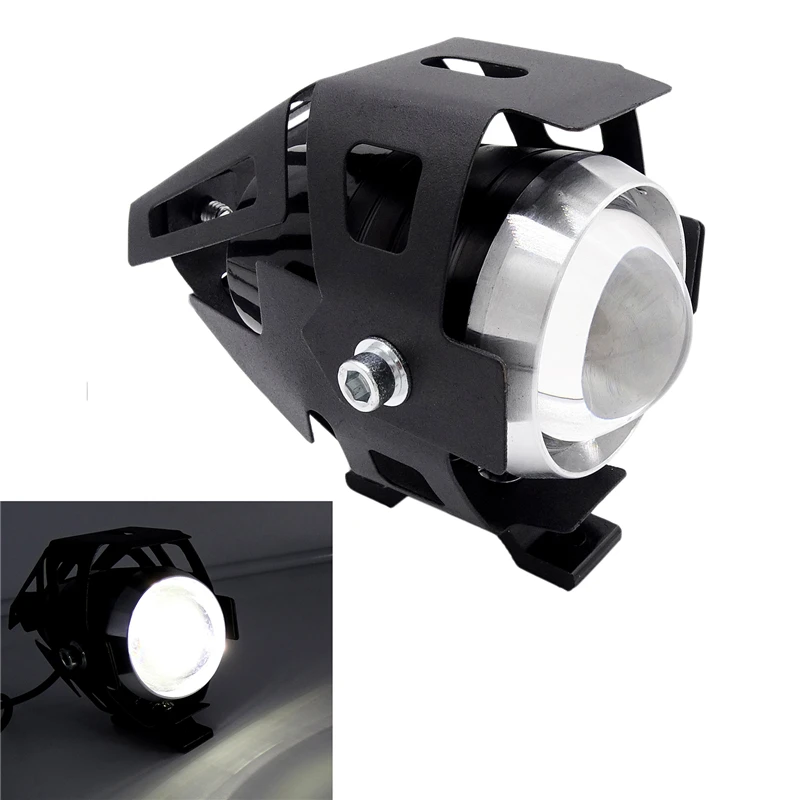 

1 Pcs White Motorcycle Headlights U5 Led for Universal Moto Light DRL Headlamp Motorbike Auxiliary Lamp Fog Spotlights 12V