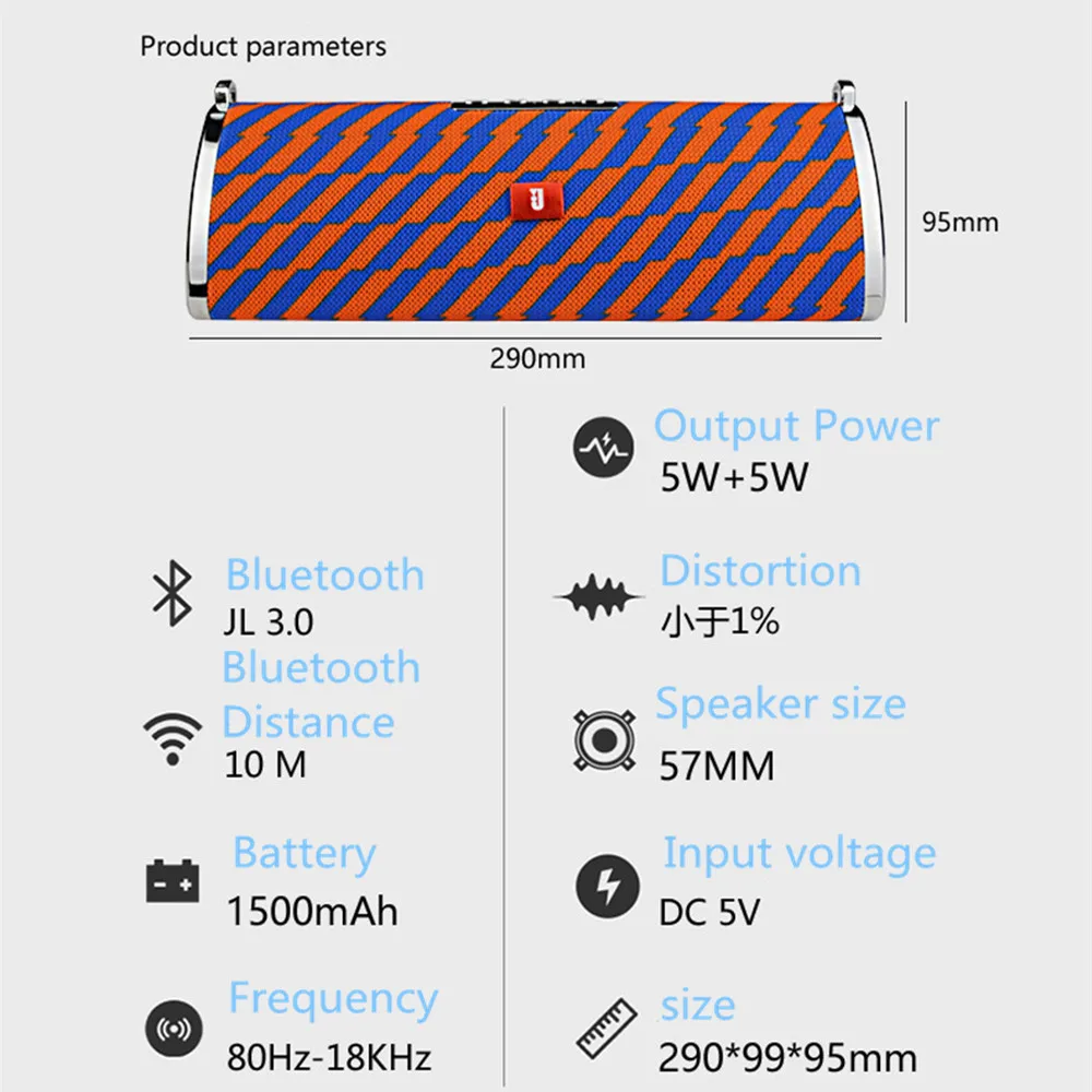 HYASIA TWS Bluetooth динамик Портативная колонка музыкальный плеер звуковая система