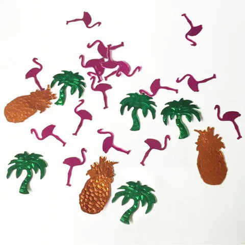 Party Supplies Coco Pineapple Romantic Lovely Sequins Wedding Table Decoration Plastic Birthday Glitter