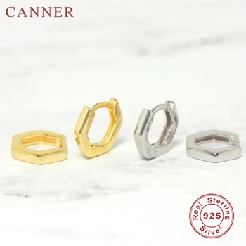 

925 Sterling Silver Gold Silver color Personality Creative Snake Small Hoop Earrings for Women Geometric Circle Earrings Jewelry