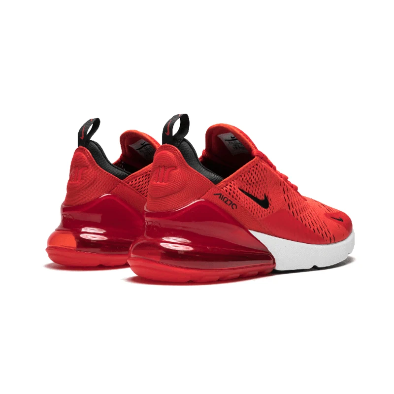 И аутентичный с Nike Air Max 270 Для мужчин, кроссовки для бега на открытом воздухе спортивные дышащие шок впитывающие кроссовки AH8050-002