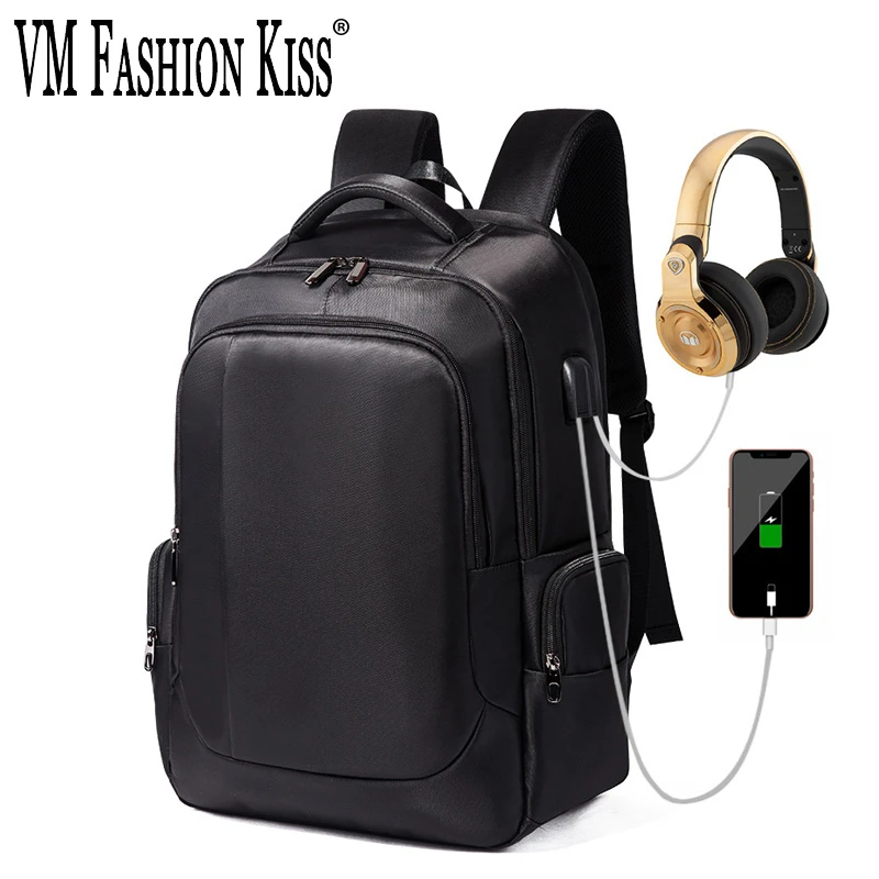 

Мужской рюкзак для ноутбука Mochilas Feminina, водонепроницаемый рюкзак с usb-зарядкой, вместительный деловой рюкзак для путешествий, 2019