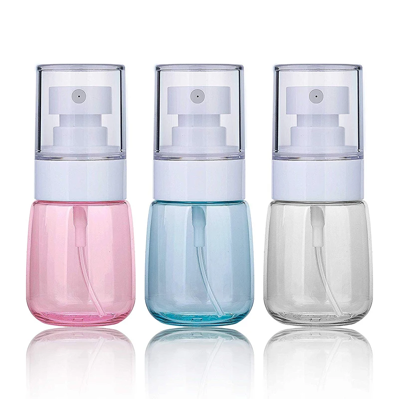

30ML Fine Mist Spray Bottle Refillable Travel Clear Container Air Press Pump Plastic Makeup Water Storage Bottles Sprayer