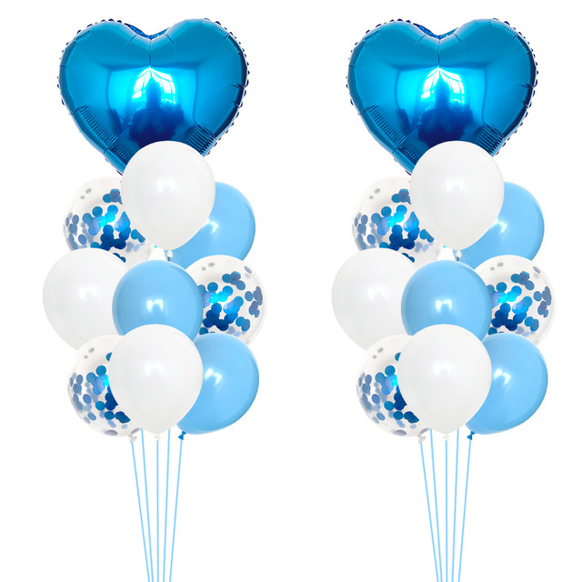 Rose Gold Balloons Helium Confetti Latex Balloon Set for Wedding Birthday Party Decorations Supplies Baby Shower Favors