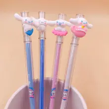 2 шт. Kawaii гелевые ручки югуйская собака черный цветной гель