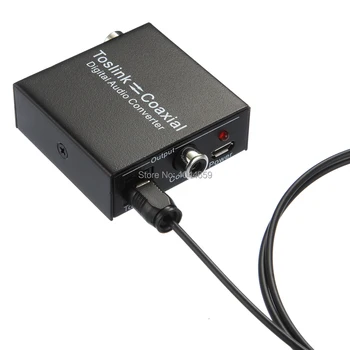 

2 Way Optical SPDIF Toslink to Coaxial or Coaxial to Optical SPDIF Toslink Bi-Directional Switch Digital Audio Converter