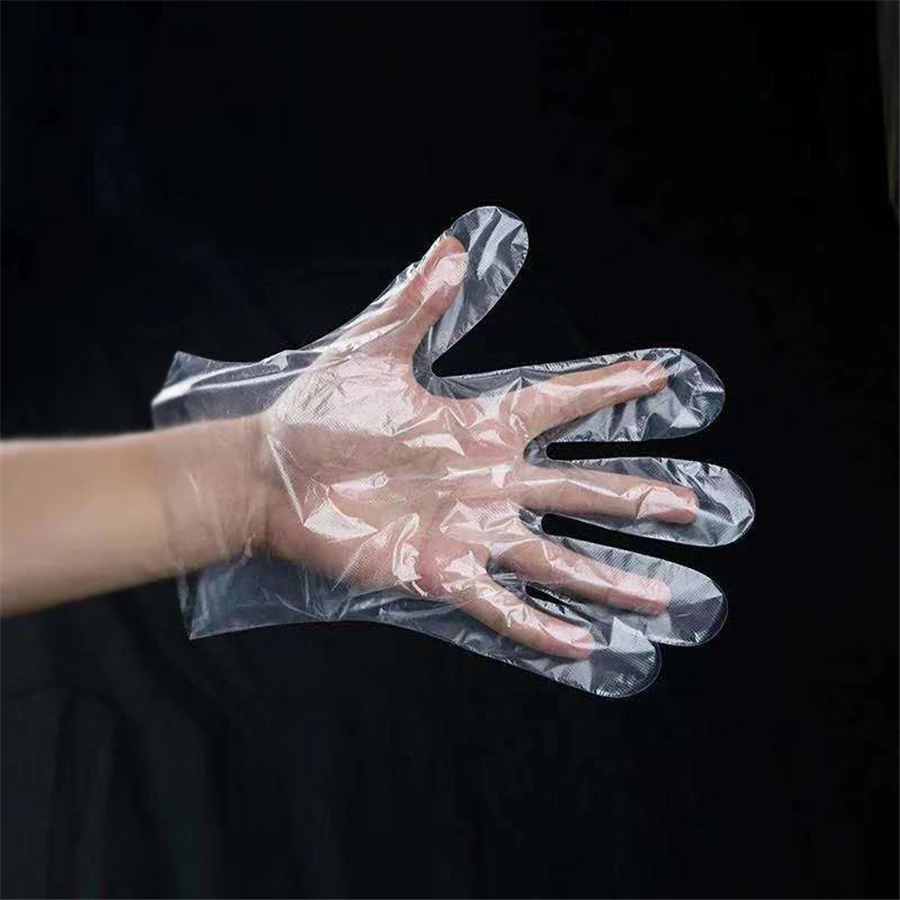 1000 Pcs Plastic Disposable Gloves Food Prep for Kitchen Cooking Cleaning Handling Accessories Wholesale | Дом и сад