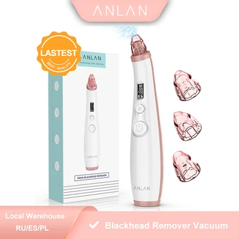 

ANLAN Vacuum Blackhead Remover Skin Care Pore Acne Pimple Removal Blackhead Removal Device Vacuum Pore Cleaner For Face