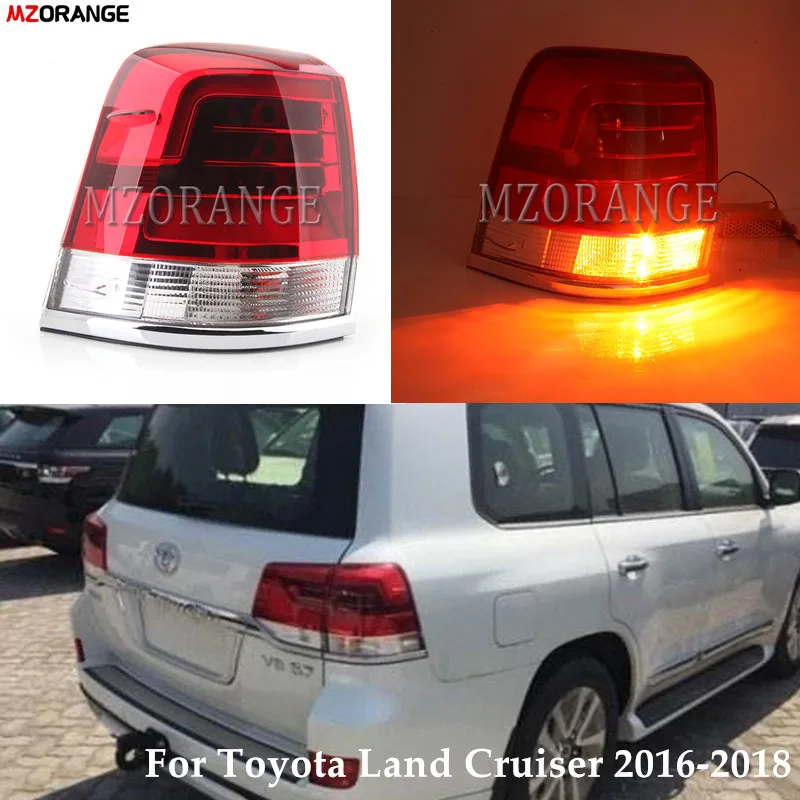 

MZORANGE Tail Light Outer For Toyota Land Cruiser LC200 4000 4600 5700 2016-2018 Rear Light Tail Lamp