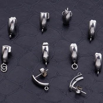 

10Pair/Lot Korean Earring Pendants Accessories For Jewelry Making diy Factory Supplies High Quality Stainless Steel Earring Pins