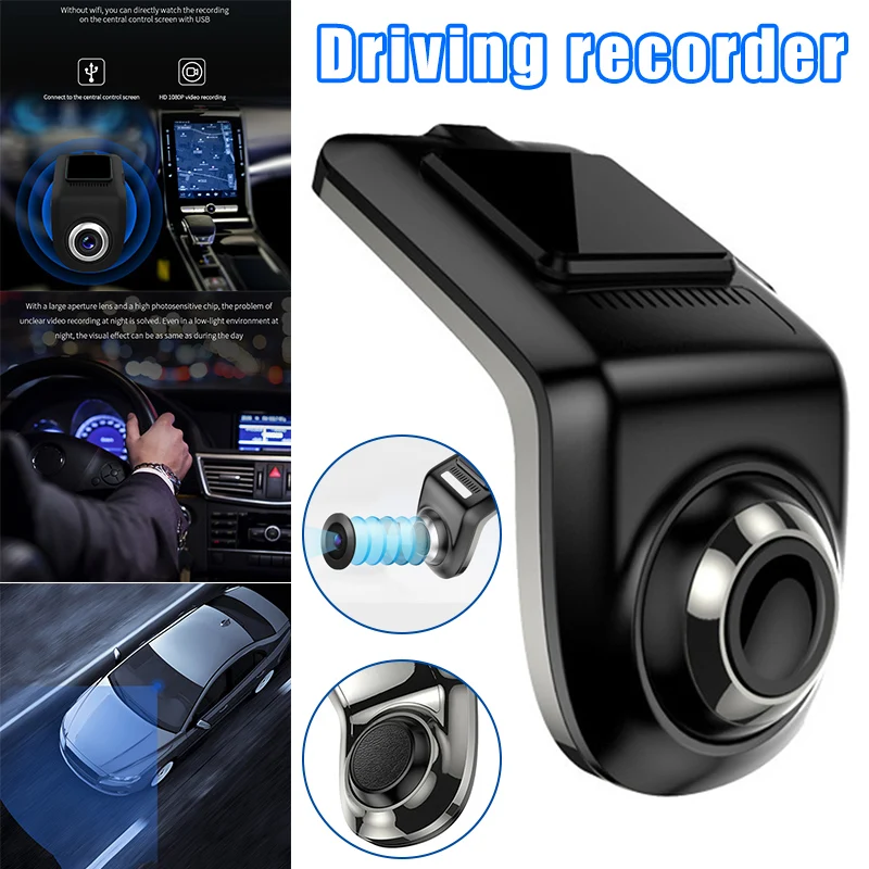 Мини видеорегистратор с USB 1080P Автомобильный ADAS автомобильная цифровая
