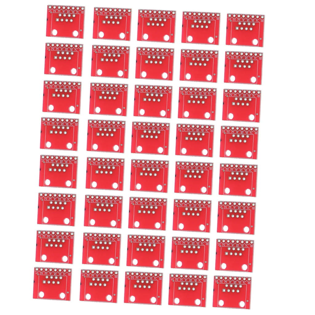 40x Small PCB RJ45 8P8C to Screwless Terminal Connector and Breakout Board