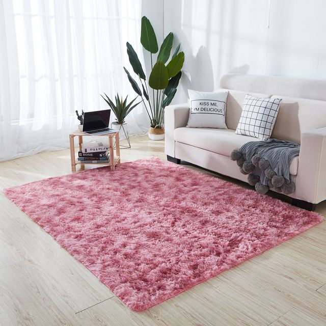 Fluffy Carpet Modern Home Decor Long Plush Shaggy Rug Children's Play Mats Sofa Living Bedroom Bedside Mat Balcony Carpets