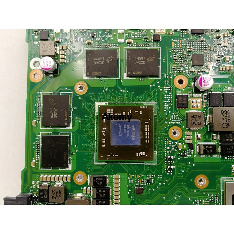 X550IU RX460/4G видеокарта+ DDR4-FX-9830P процессор 8 ГБ ОЗУ Ноутбук Материнская плата Asus X550I X550IK X550IU ноутбук материнская плата