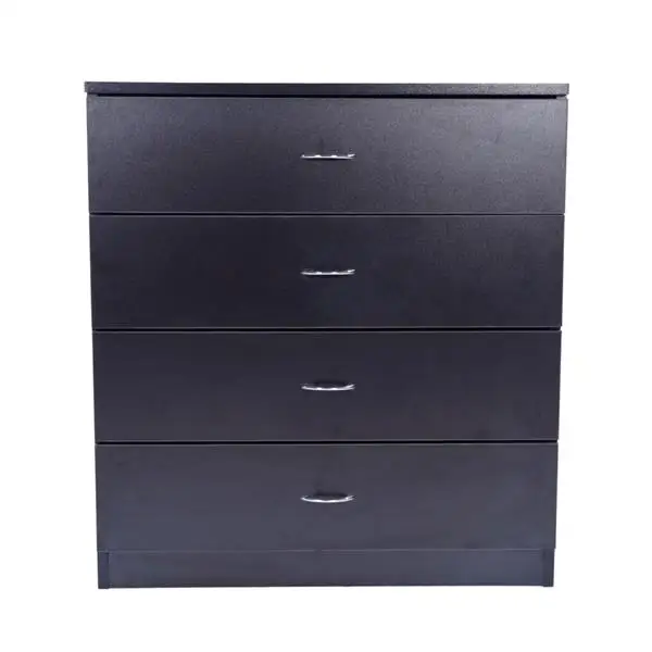 Four Drawer Black Dresser  2