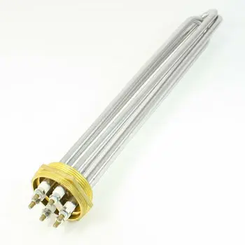 

AC 380V 12KW 6P Terminals Water Boiler Heat Element 3U Tube Heater